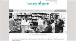 Desktop Screenshot of farmaciallambi.com